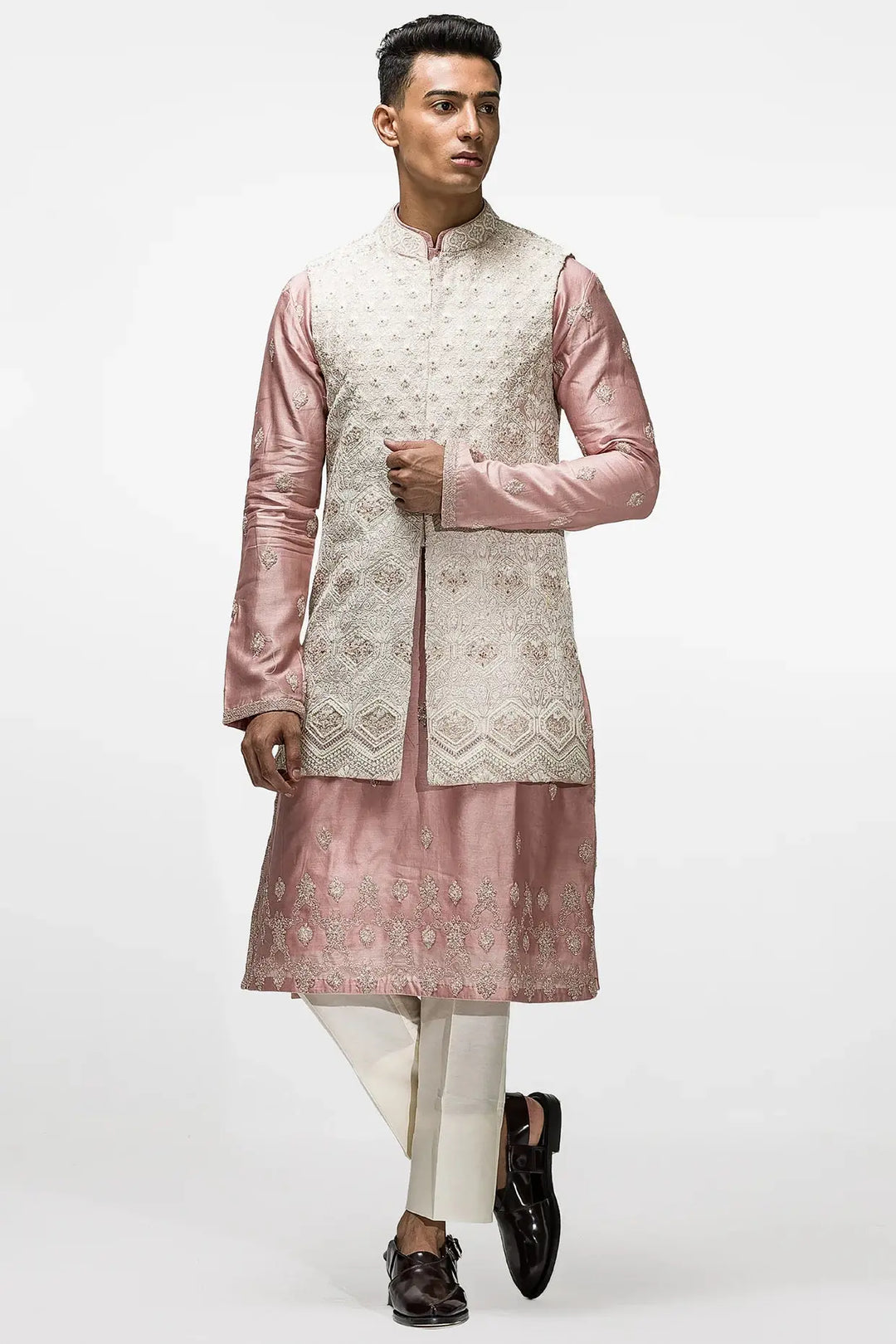 Moroccan Dori Work Bundi Set - Asuka Couture