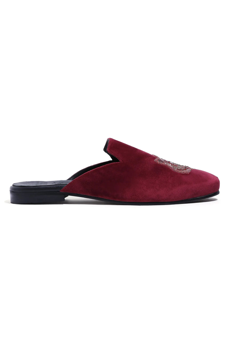 Regal Tiger Velvet Mules - Asuka Couture