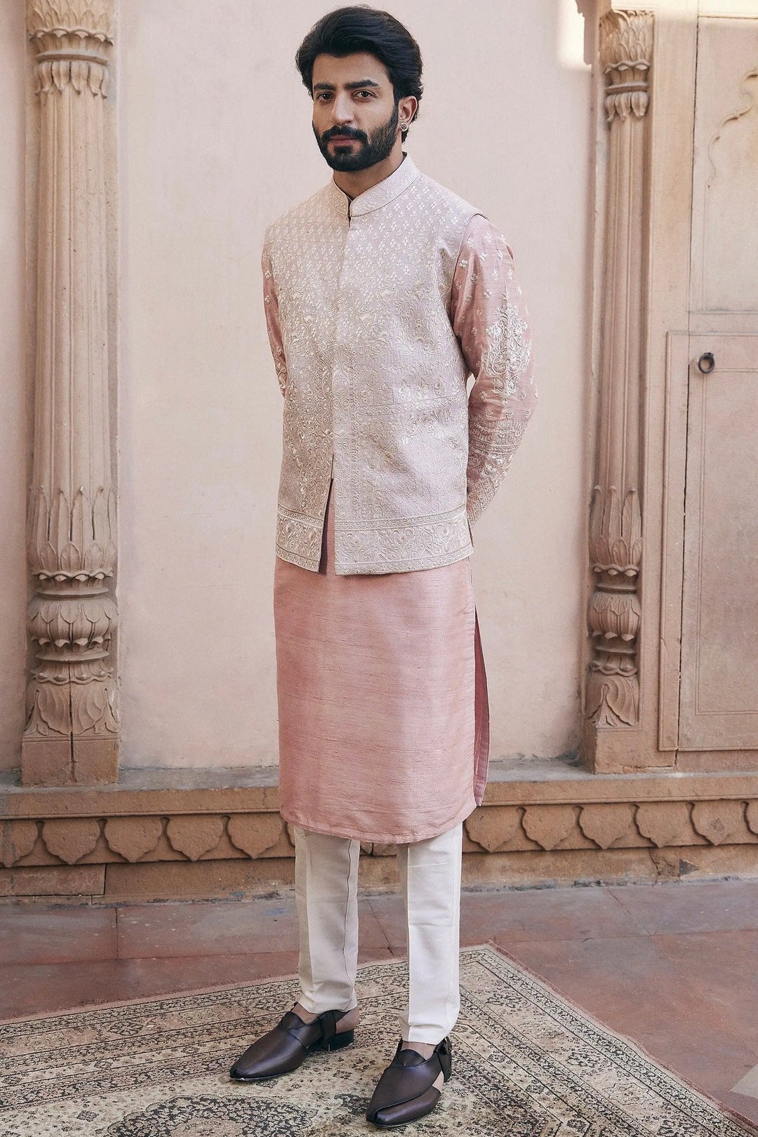 Buy Kashmiri Embroidery Traditional Design Bundi Set Online