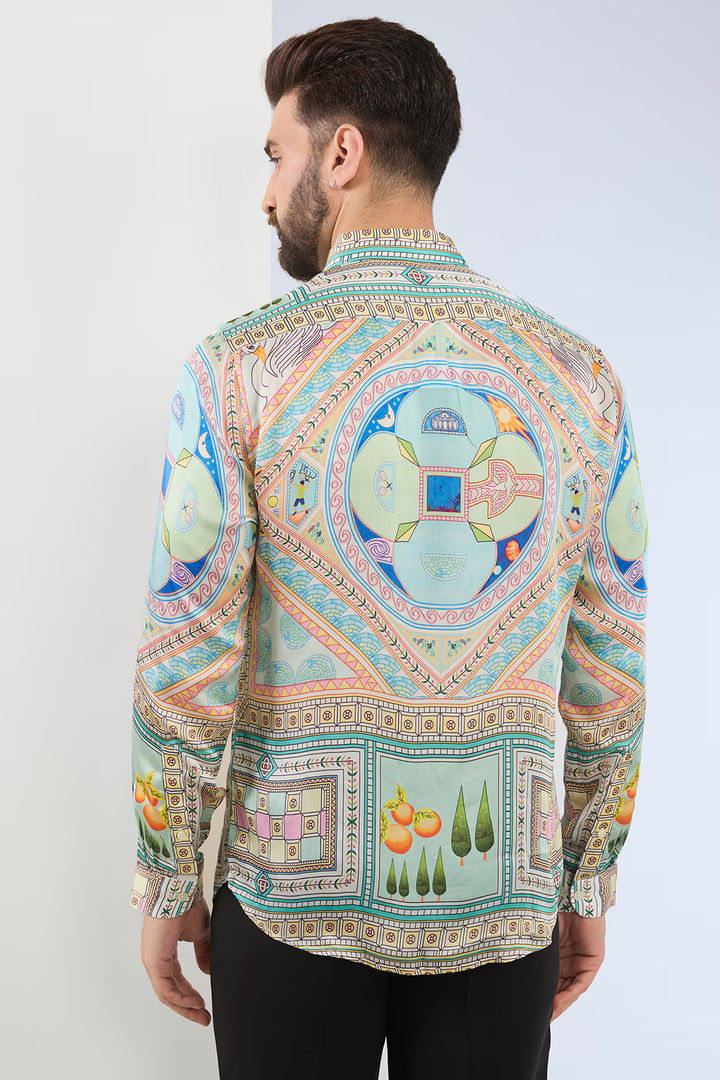Heritage Prism Habutai Silk Shirt