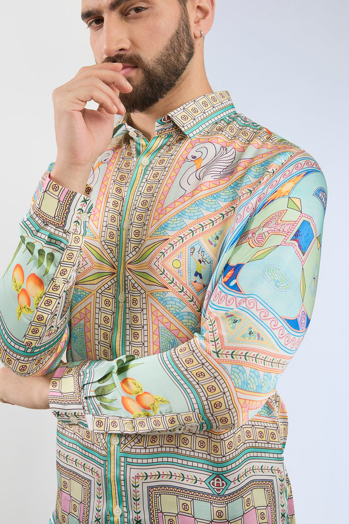 Heritage Prism Habutai Silk Shirt