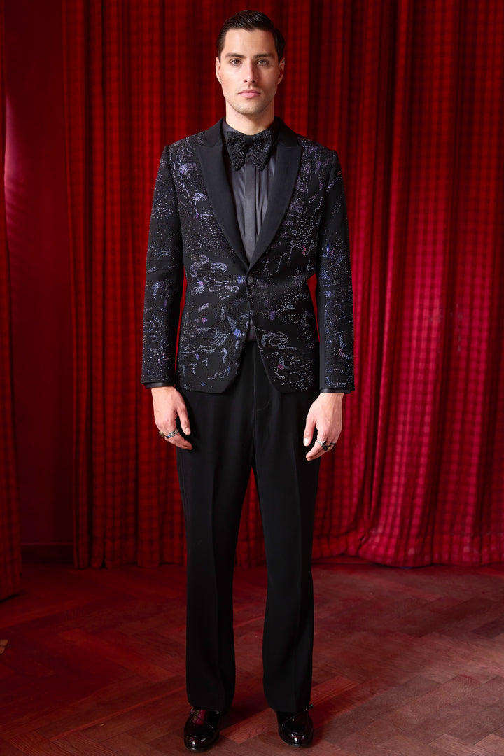 Starry Shogun Embroidered Tuxedo Set