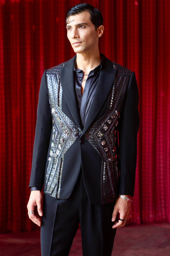Eclipse Armor Embroidered Tuxedo Set