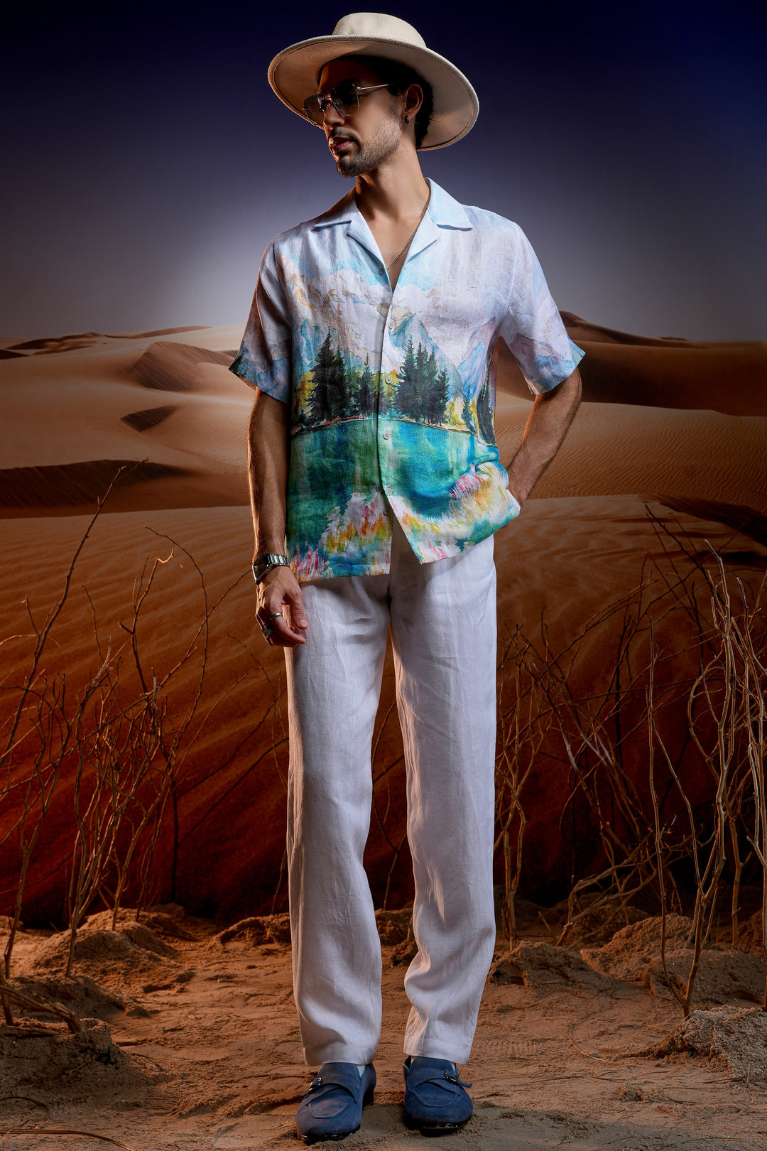 Whispering Valley Linen Cuban Shirt