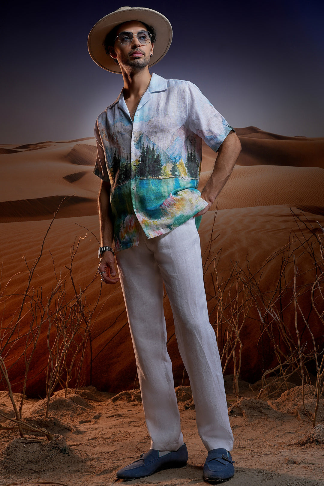 Whispering Valley Linen Cuban Shirt