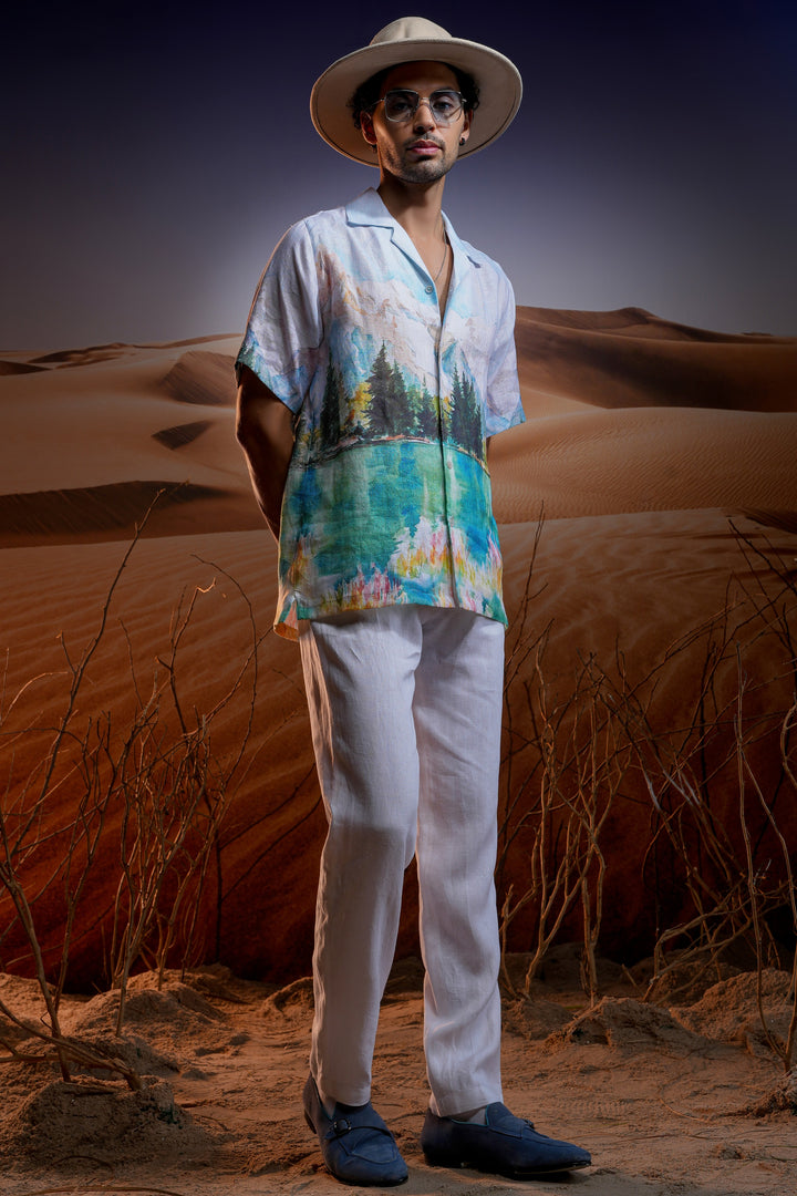 Whispering Valley Linen Cuban Shirt