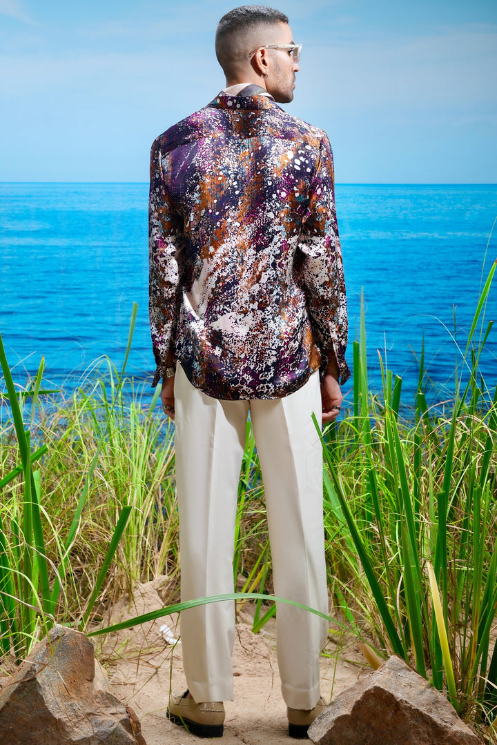 Seraphic Cascade Habutai Silk Shirt
