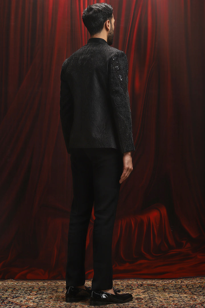 Shadow Monarch Embroidered Tuxedo Set