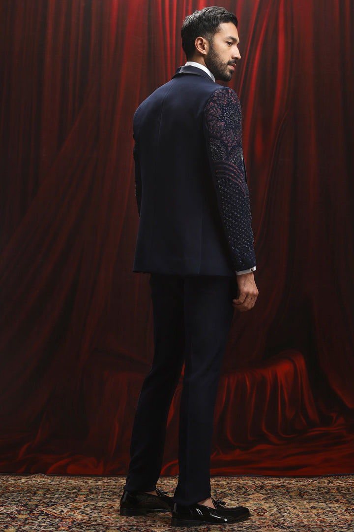 Midnight Regent Embroidered Tuxedo Set
