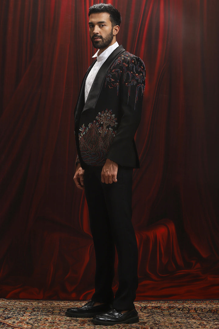 Draconian Prince Embroidered Tuxedo Set