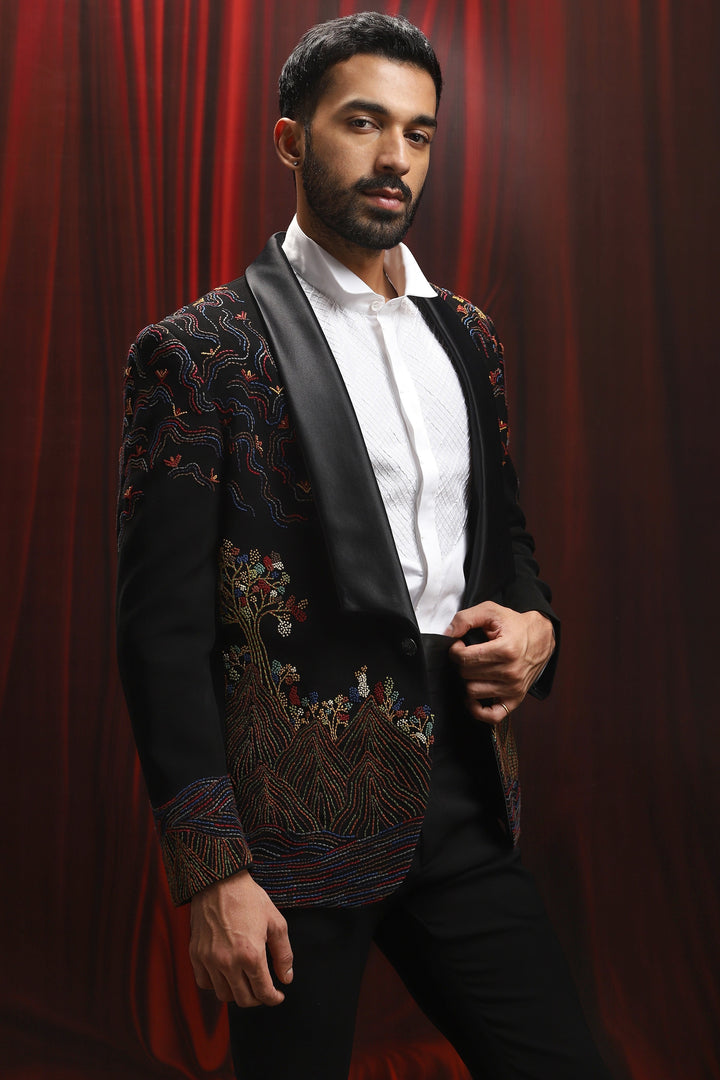 Draconian Prince Embroidered Tuxedo Set