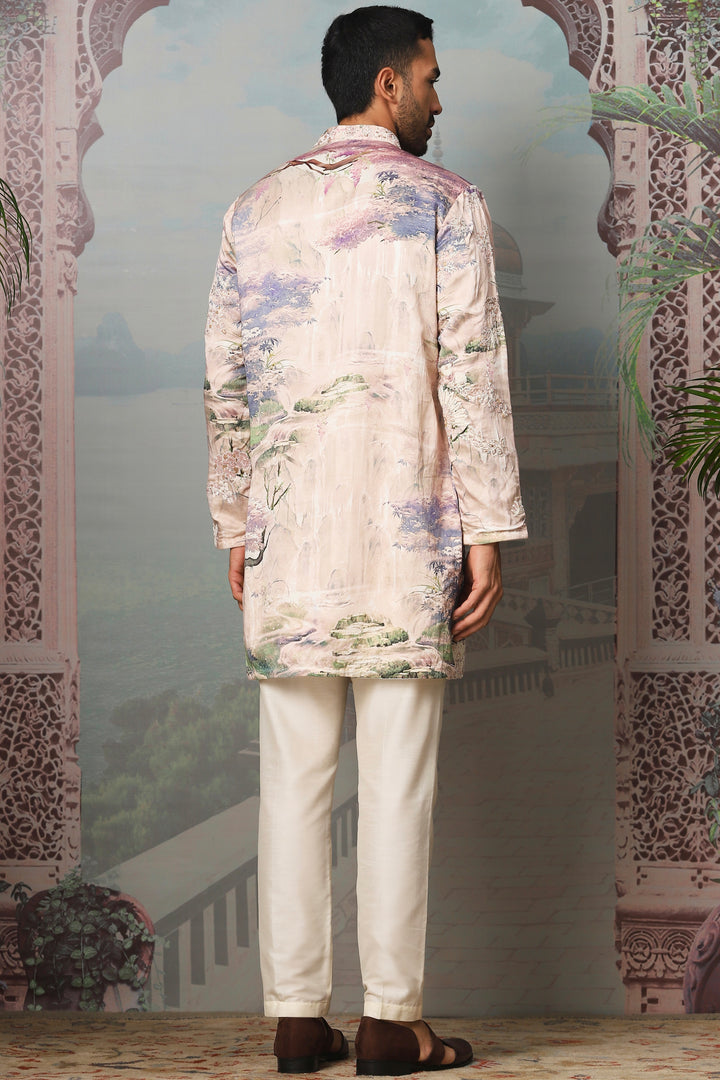 Illusory Fabled Hand Embroidered Kurta Set