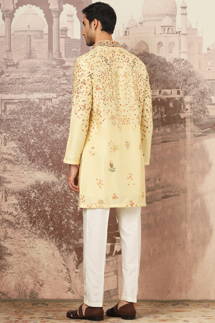 Sunlit Meadow Embroidered Kurta Set