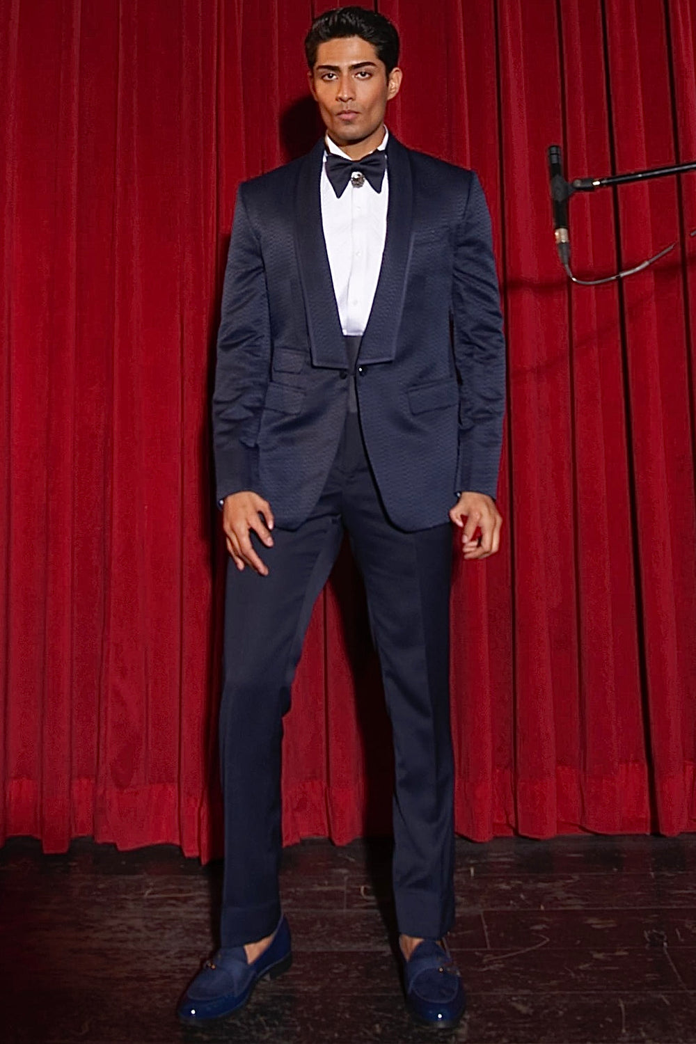 Navy Midnight Mirage Cocktail Tuxedo Set- Shop Now