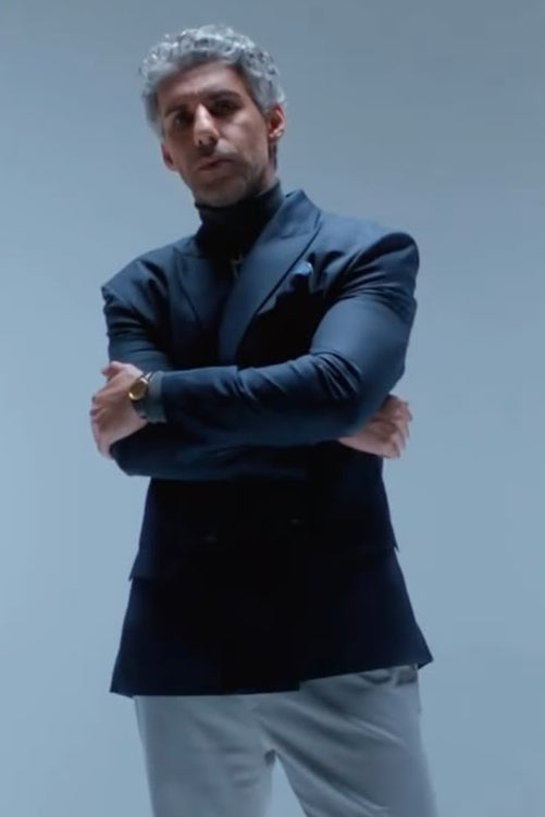 Jim Sarbh in Black Double Breasted Suit