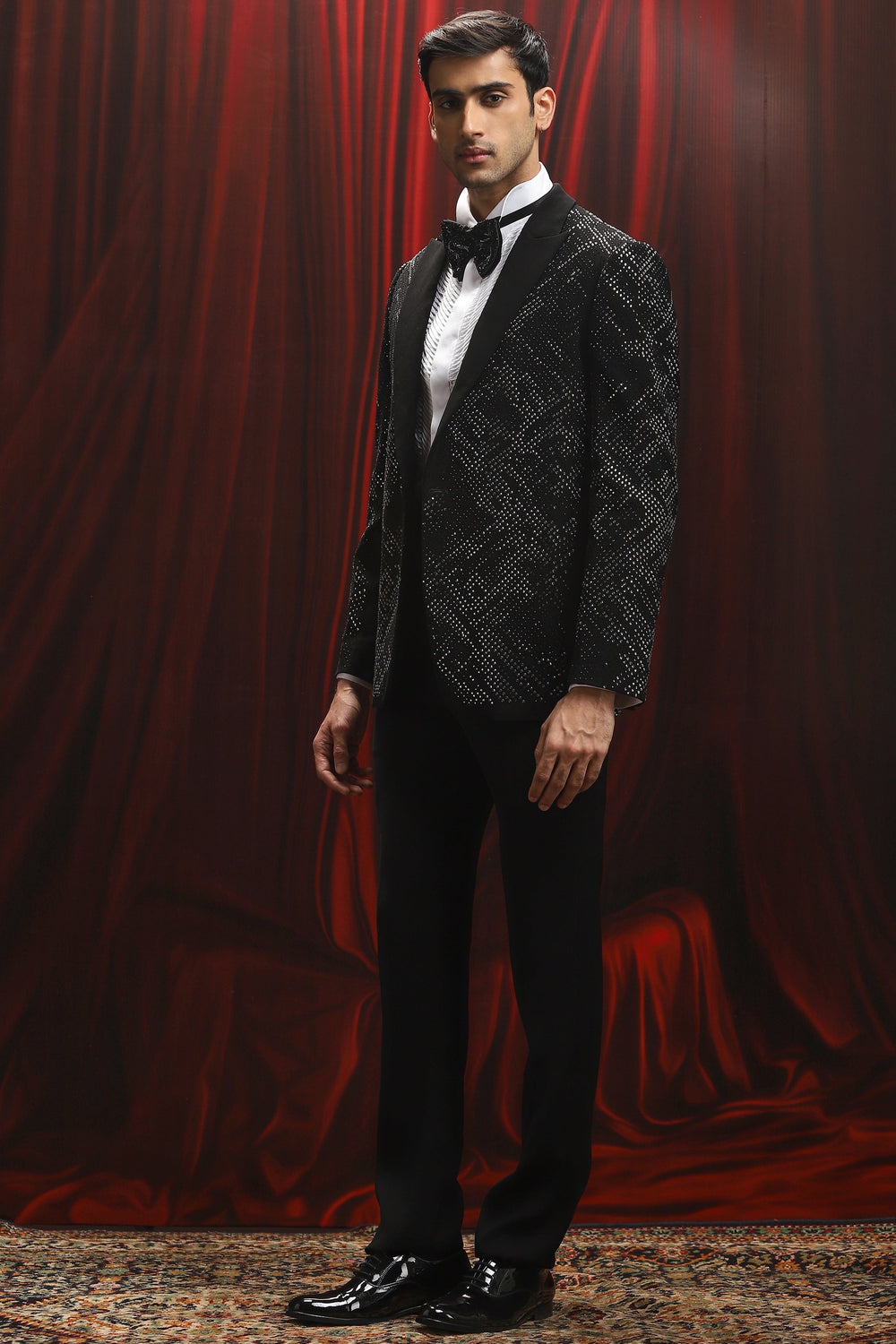 Shop Black Galactic Vice Tuxedo Set