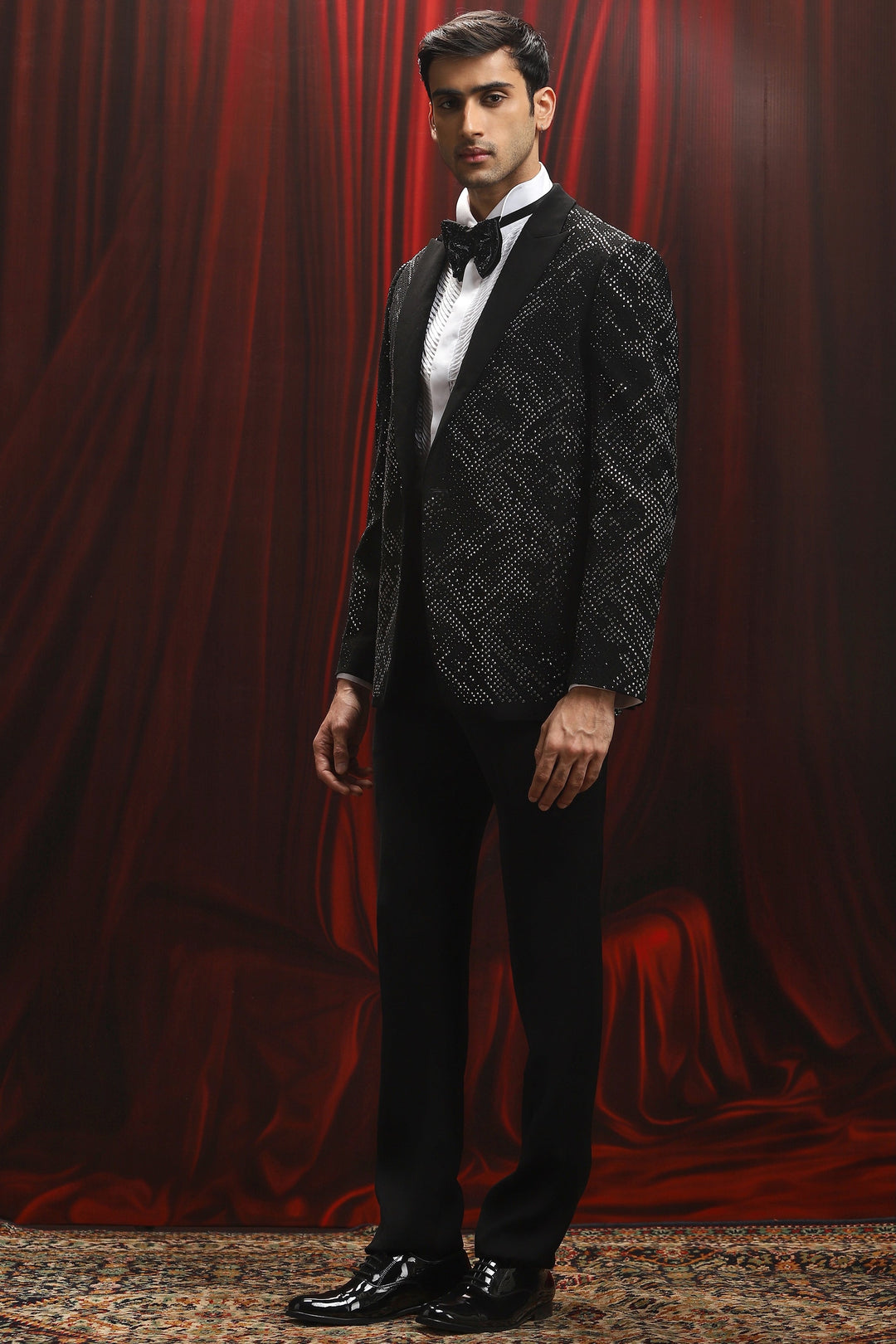 Shop Black Galactic Vice Tuxedo Set