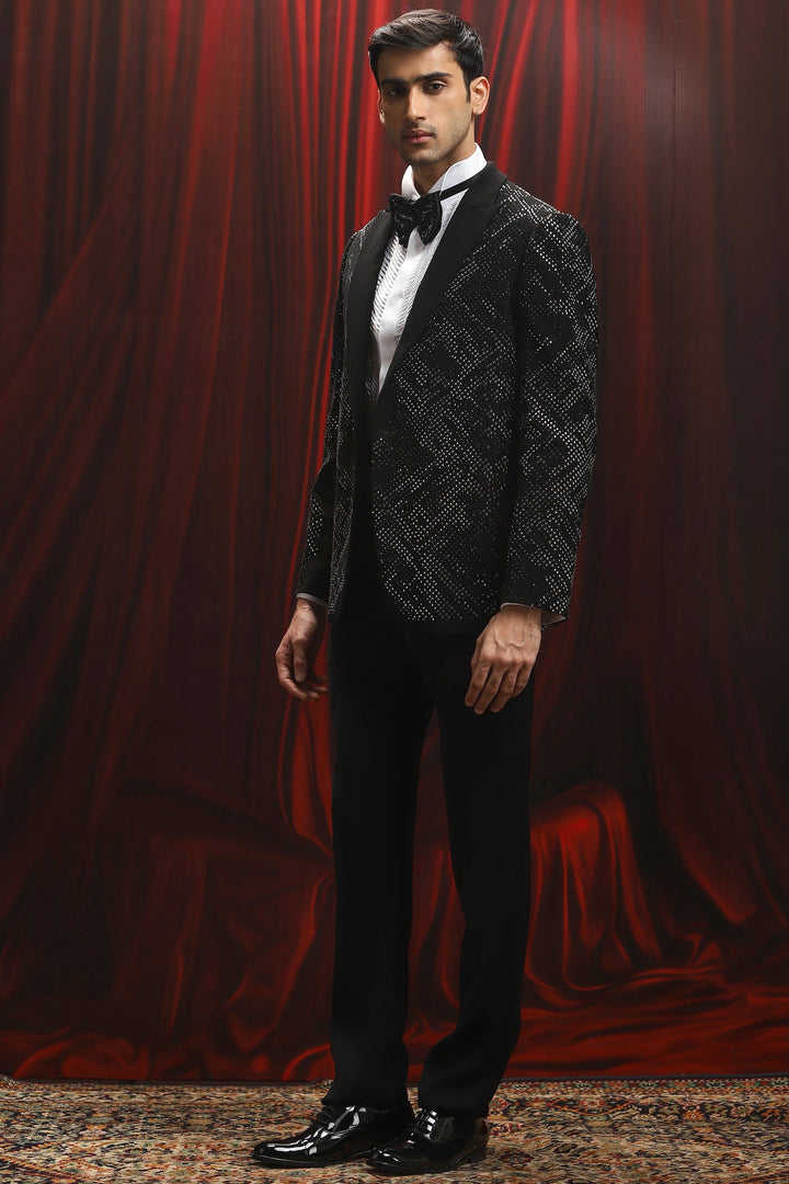 Shop Black Galactic Vice Tuxedo Set