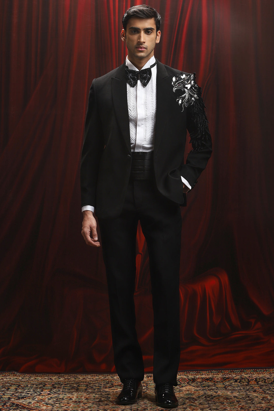 Shop Black Phoenix Noir Embroidered Tuxedo Collection