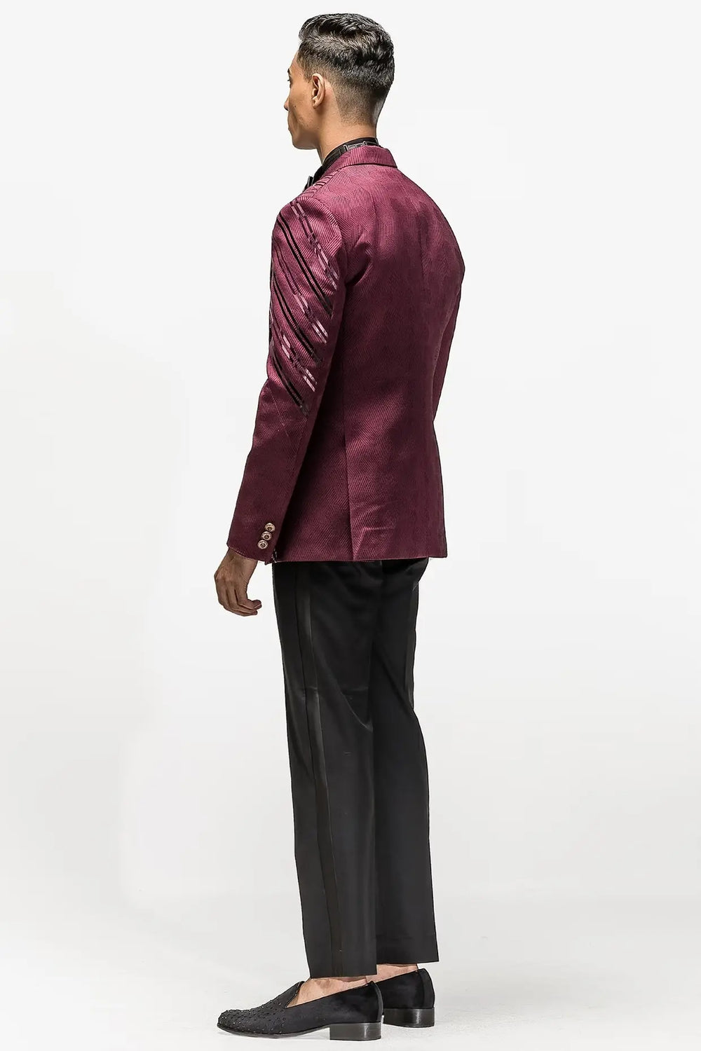 Shop Luxe Lustre Wine Red Tuxedo