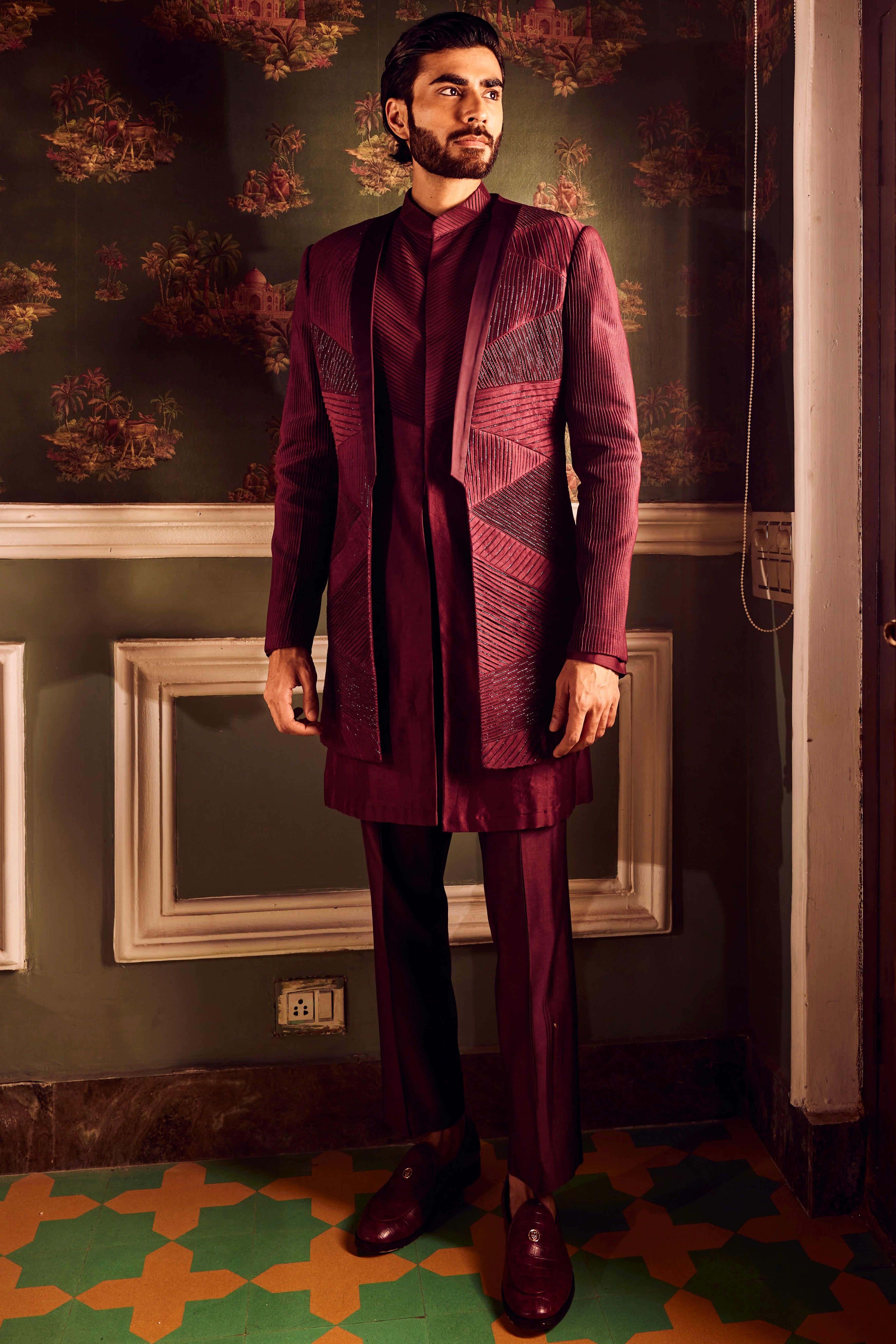 indo western style men's wear