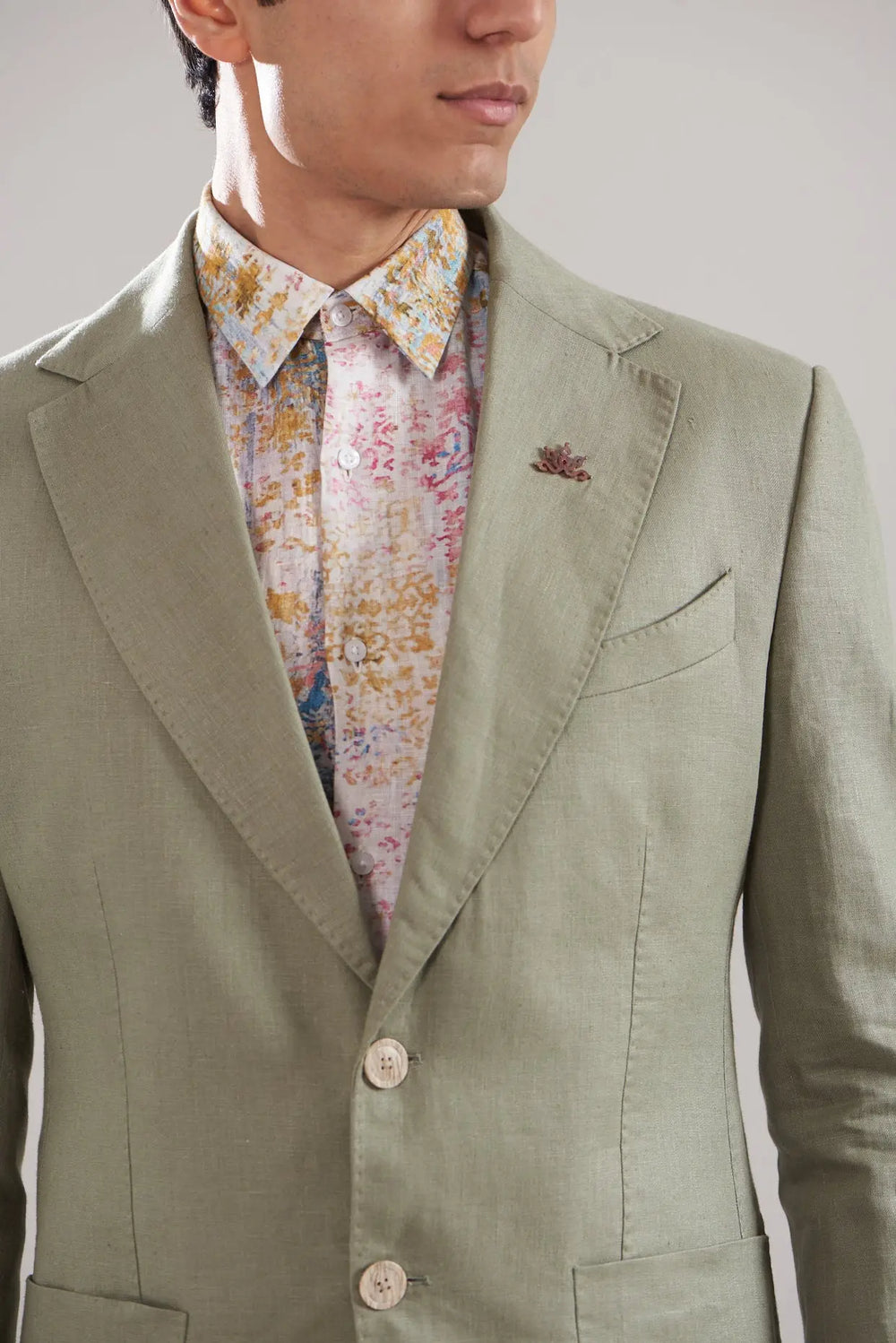 Shop Mint Green Linen Blazer Set Online for Premium Quality & Comfort