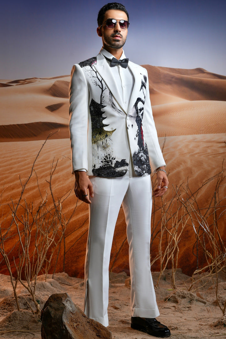 Shop Online for Samurai's Shadow Hand Painted Suit - Top Quality