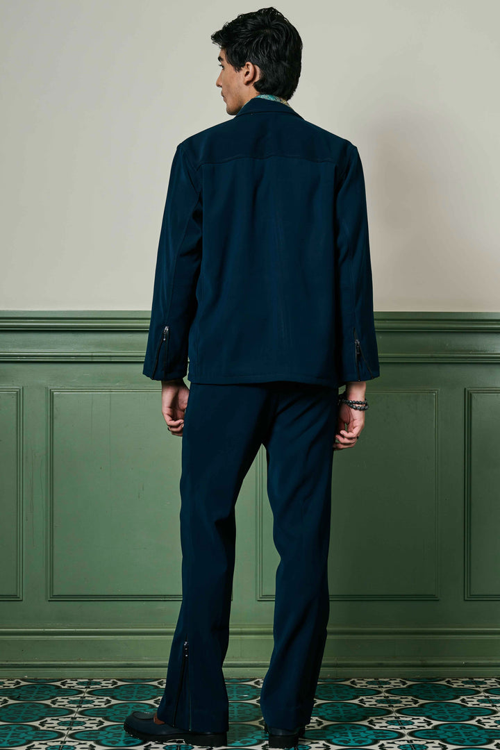 Shop the Navy Lachka Knitted Co-ord Set – Quality You Can Afford Online