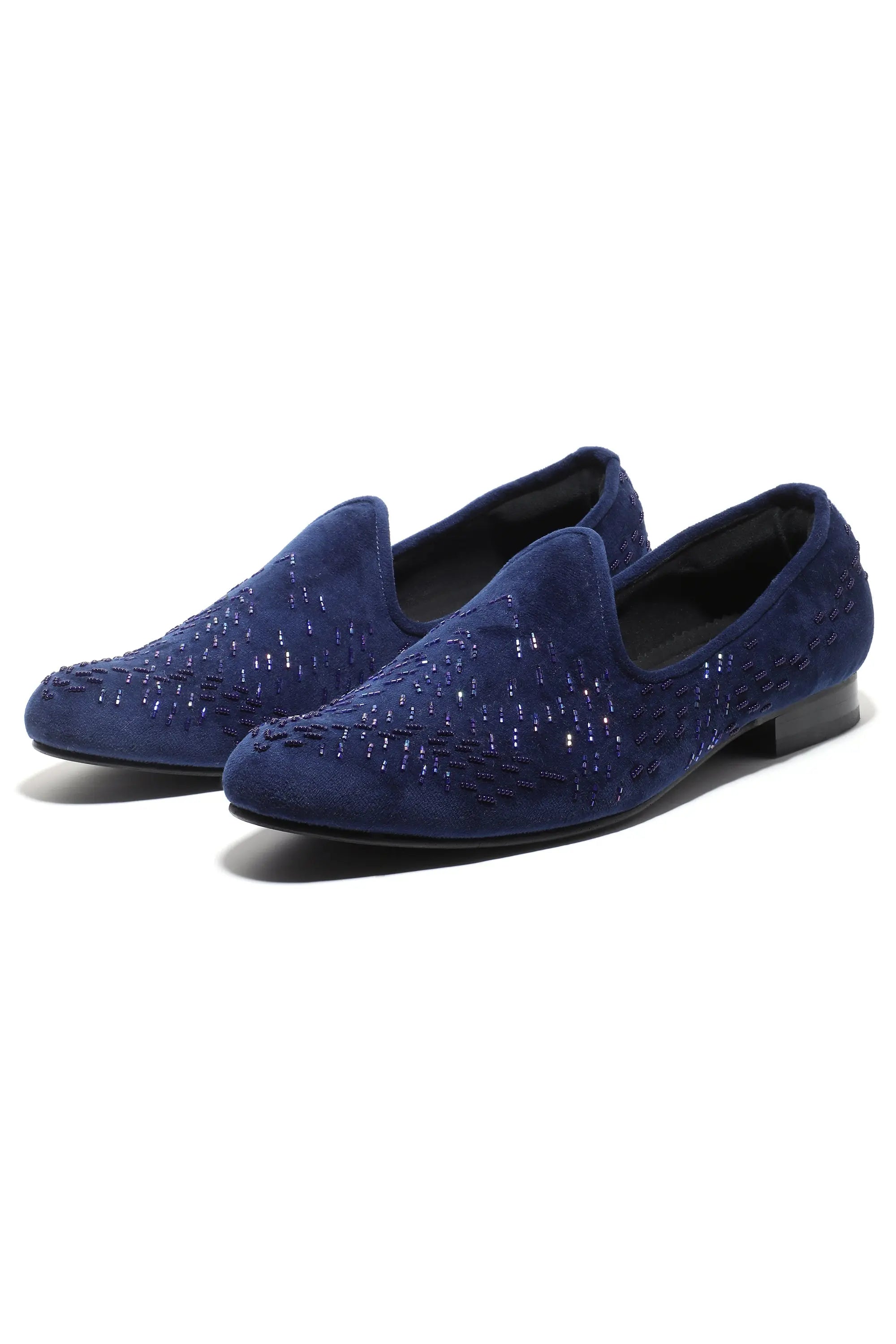 Midnight velvet dress store shoes