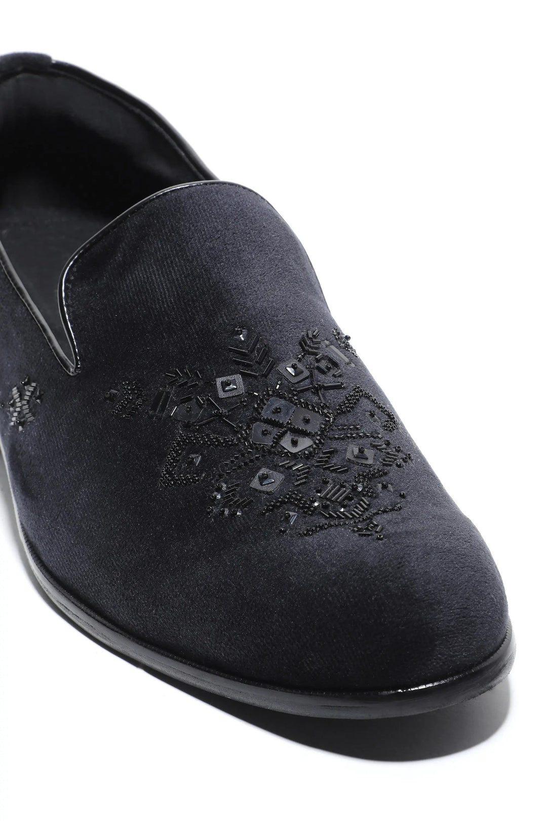 Midnight Luxe Velvet Slip-Ons - Asuka Couture