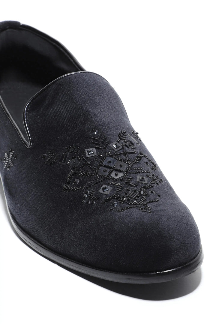 Midnight Luxe Velvet Slip-Ons - Asuka Couture