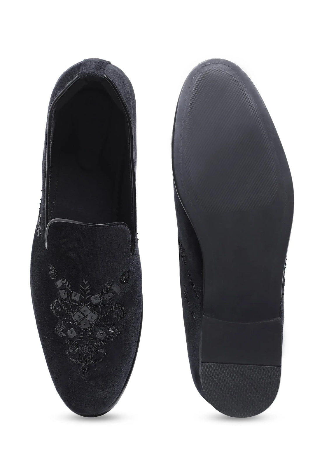 Midnight Luxe Velvet Slip-Ons - Asuka Couture
