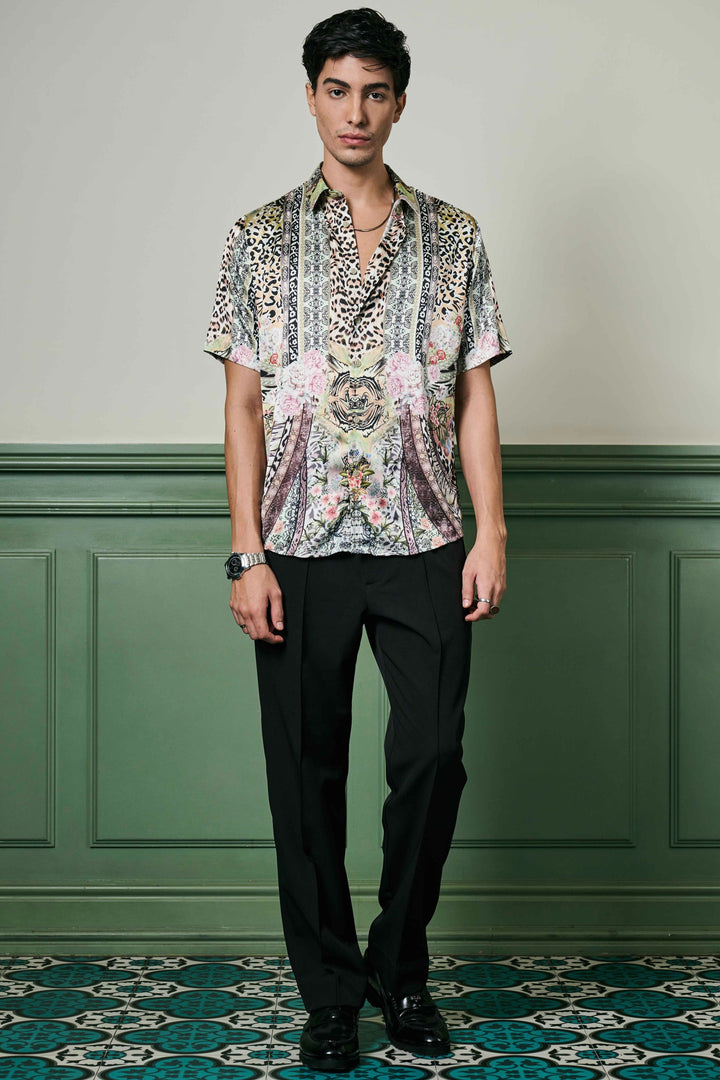 Shogun's Oasis Habutai Silk Shirt