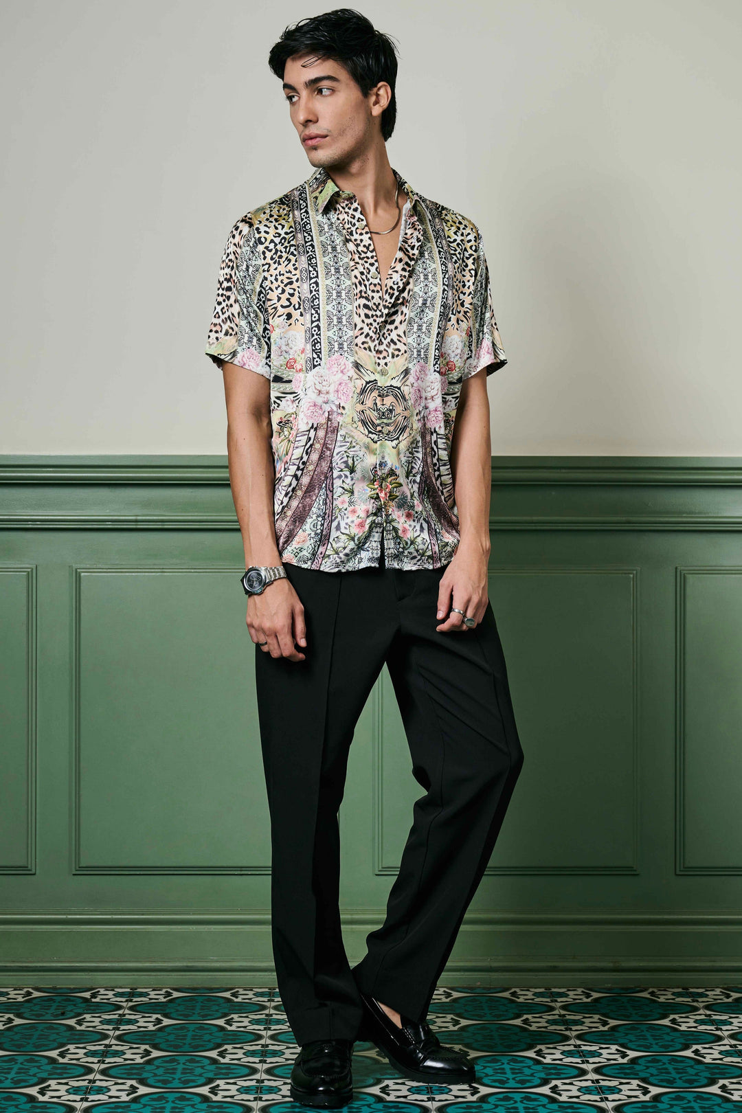 Shogun's Oasis Habutai Silk Shirt