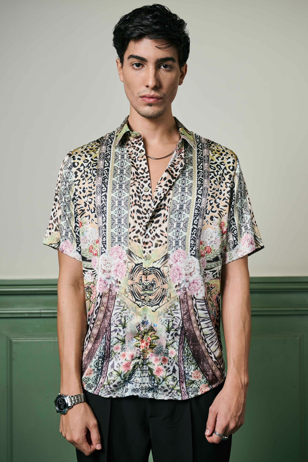Shogun's Oasis Habutai Silk Shirt