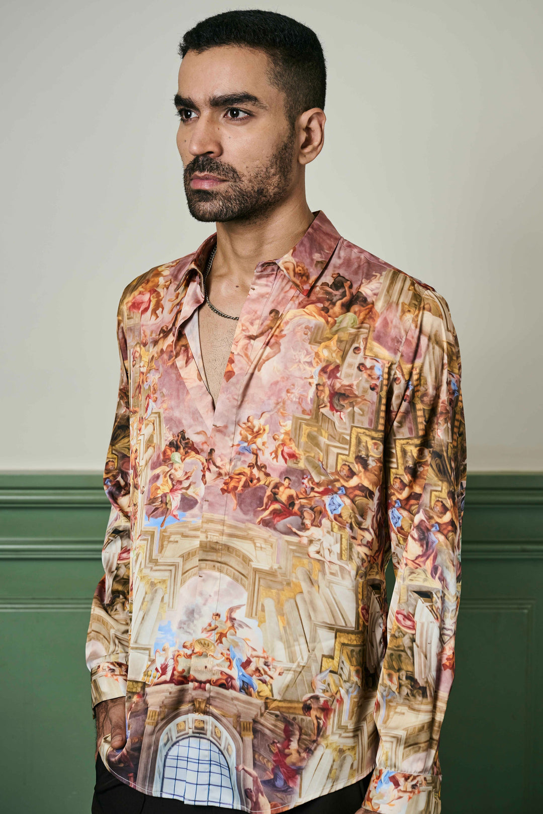 Belle Époque Splendor Habutai Silk Shirt