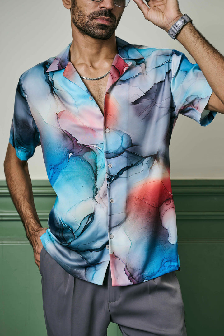 Oceanic Reverie Habutai Silk Shirt