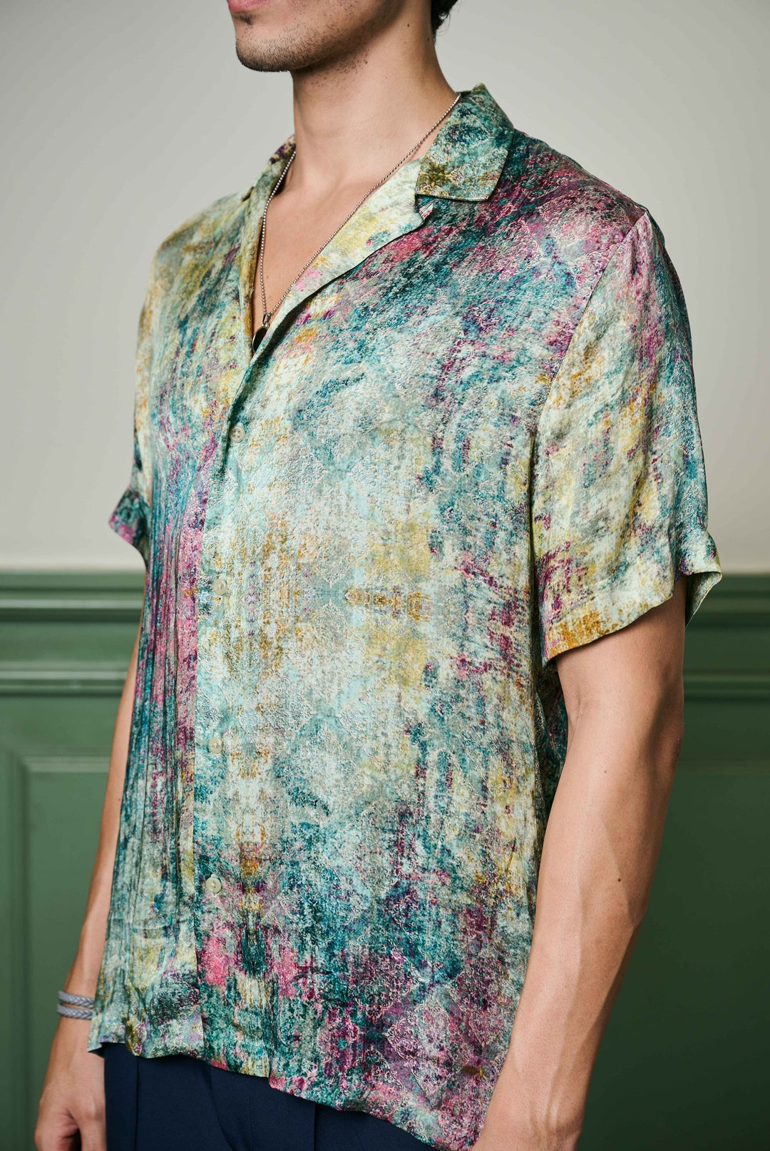 Mystic Terrain Habutai Silk Shirt