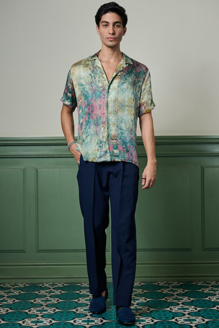 Mystic Terrain Habutai Silk Shirt