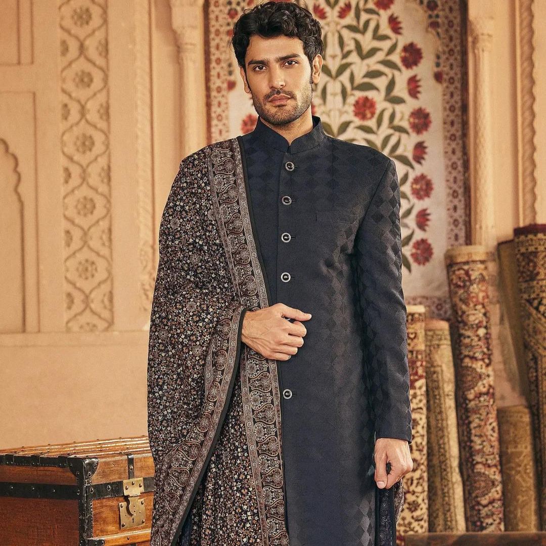 Best Sherwani for Men in Hyderabad Hyderabadi Wedding Groom Sherwani Asuka Couture