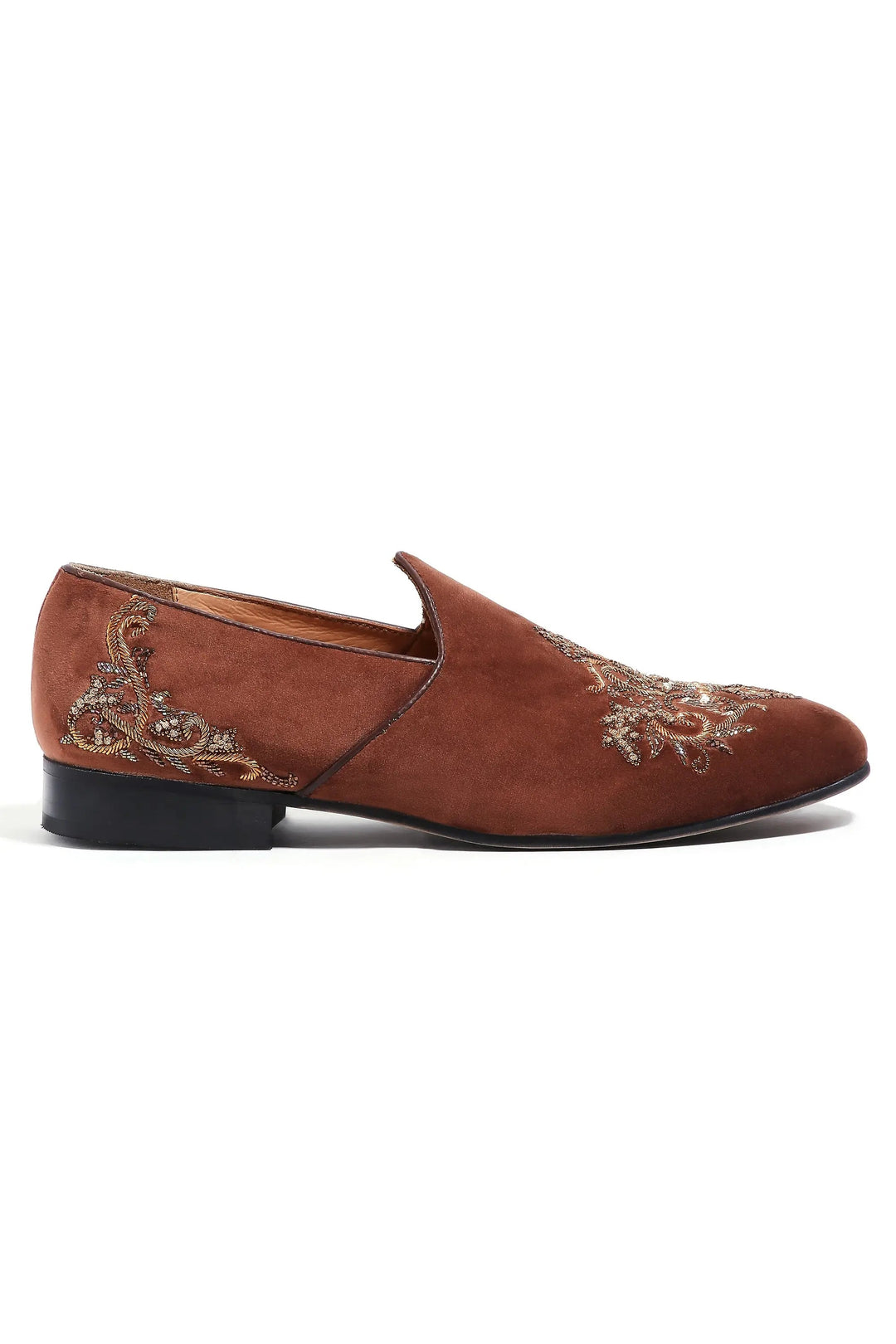 Golden Hues Velvet Mojdis - Asuka Couture