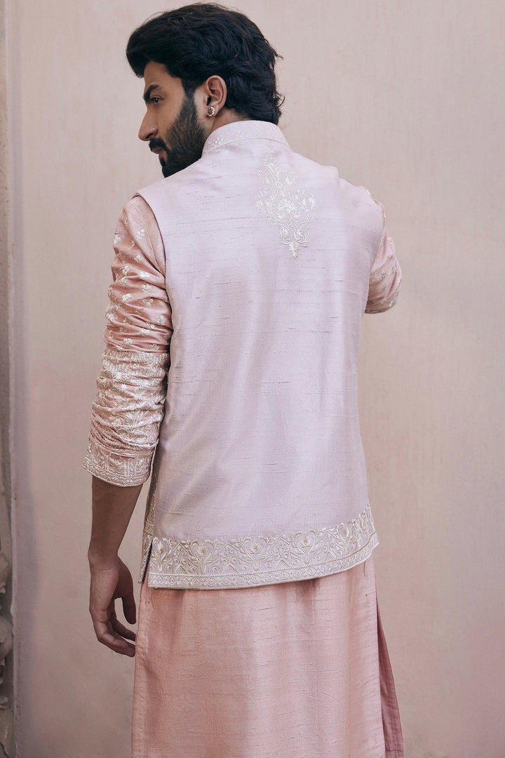 Kashmiri Embroidery Traditional Design Bundi Set - Asuka Couture